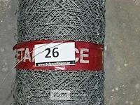 Hexanet betafence 50 meter x 120 cm. gaas 50 mm. - afbeelding 2 van  3