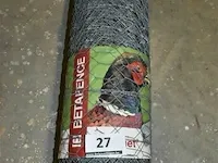 Hexanet betafence 50 meter x 120 cm. gaas 50 mm. - afbeelding 3 van  3