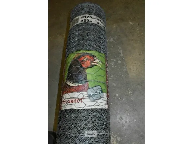Hexanet betafence 50 meter x 120 cm. gaas 50 mm. - afbeelding 3 van  3