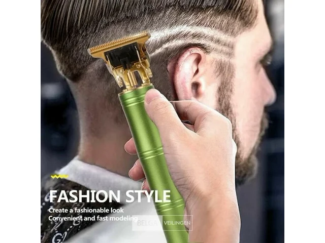 Hg-04104: oplaadbare professionele elektrische tondeuse - bamboe groen - afbeelding 4 van  4