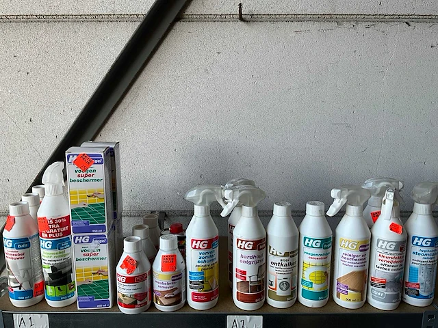 Hg mix kavel diverse schoonmaakmiddelen - afbeelding 1 van  5