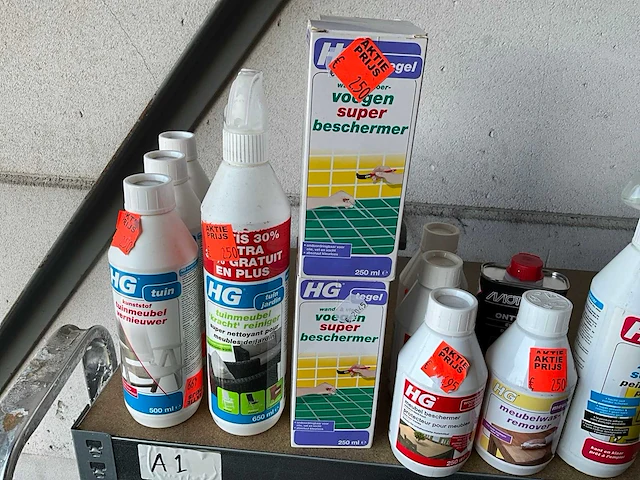 Hg mix kavel diverse schoonmaakmiddelen - afbeelding 2 van  5