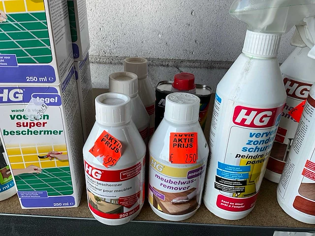 Hg mix kavel diverse schoonmaakmiddelen - afbeelding 3 van  5
