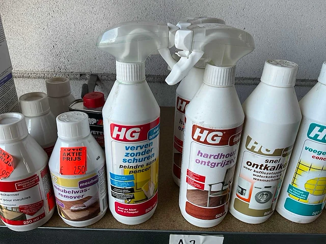 Hg mix kavel diverse schoonmaakmiddelen - afbeelding 4 van  5