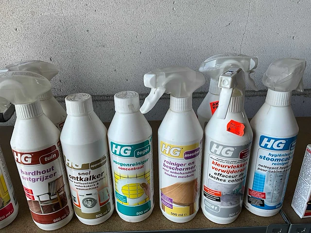 Hg mix kavel diverse schoonmaakmiddelen - afbeelding 5 van  5