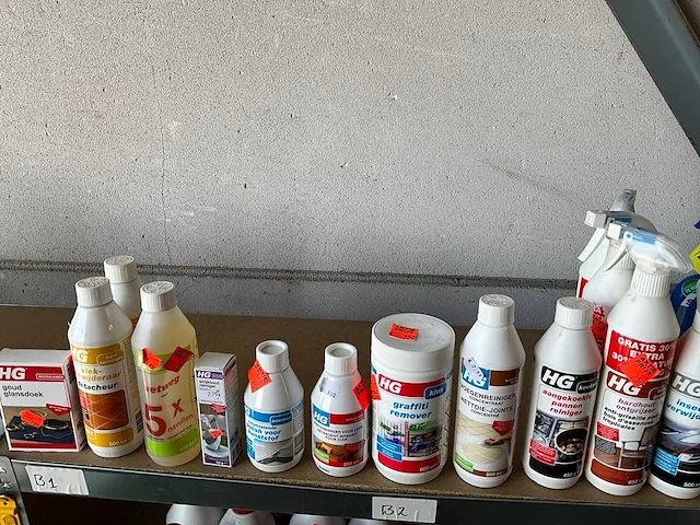 Hg mix kavel diverse schoonmaakmiddelen - afbeelding 1 van  6