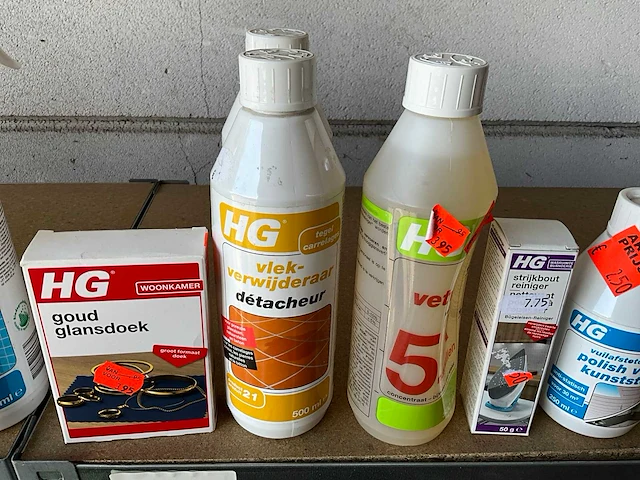 Hg mix kavel diverse schoonmaakmiddelen - afbeelding 2 van  6