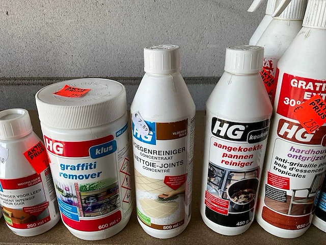 Hg mix kavel diverse schoonmaakmiddelen - afbeelding 4 van  6