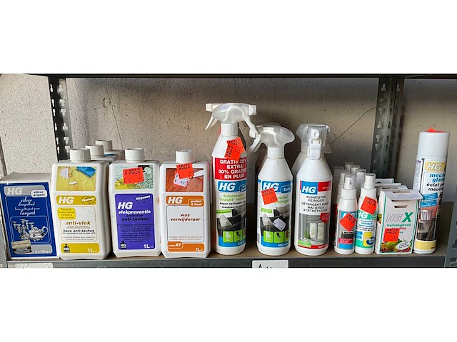 Hg mix kavel diverse schoonmaakmiddelen - afbeelding 1 van  6