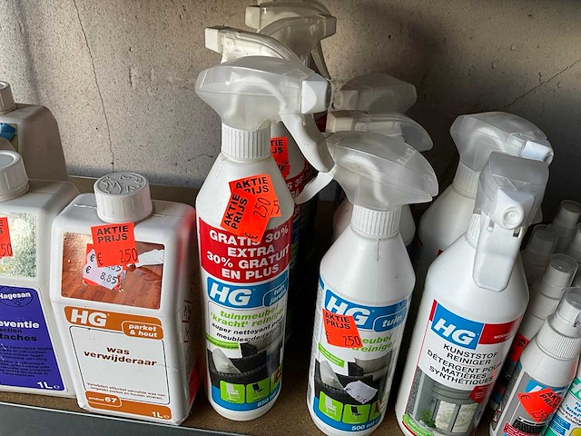 Hg mix kavel diverse schoonmaakmiddelen - afbeelding 3 van  6
