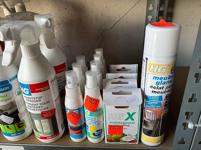 Hg mix kavel diverse schoonmaakmiddelen - afbeelding 5 van  6