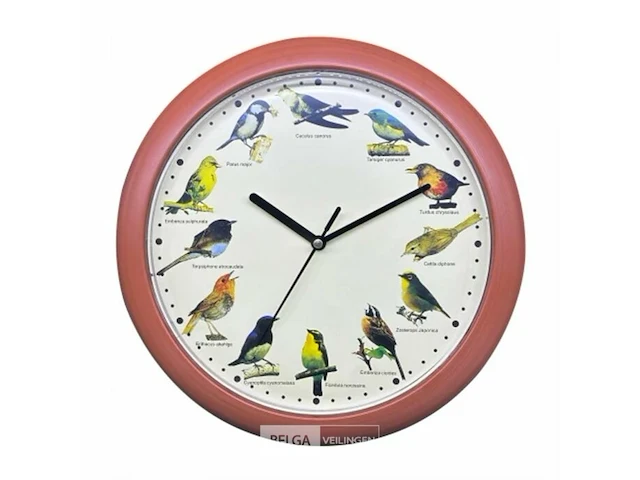 Hg701: japanse zangvogel klok-hout - afbeelding 1 van  3
