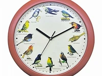 Hg701: japanse zangvogel klok-hout - afbeelding 1 van  3