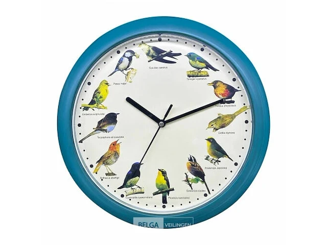Hg718: japanse zangvogel klok-blauw - afbeelding 1 van  1