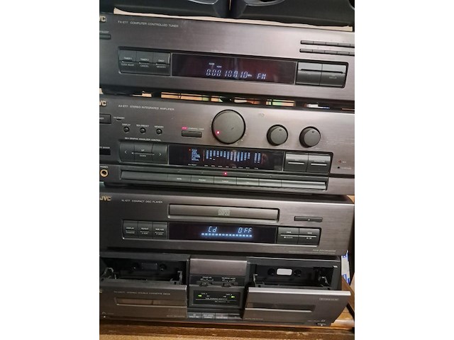Hi-fi installatie jvc goede staat - afbeelding 4 van  5
