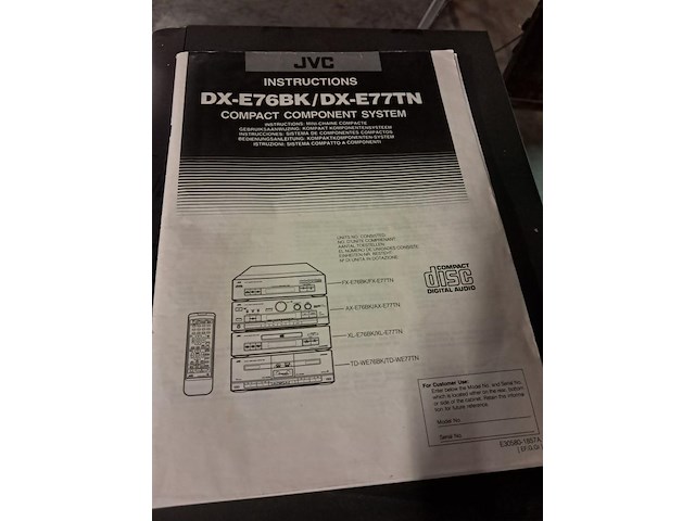 Hi-fi installatie jvc goede staat - afbeelding 5 van  5