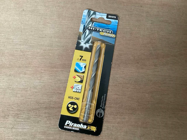 Hi-tech metaalboor 7 mm hss-cnc (118x) - afbeelding 1 van  5