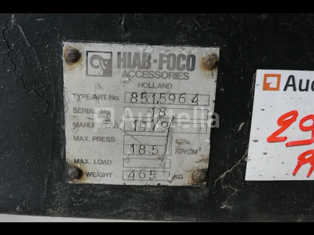 Hiab-foco blokkenklem 851.5964 - afbeelding 9 van  11