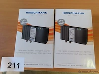 High-speed internet over coax adapter hirschmann, 2 stuks