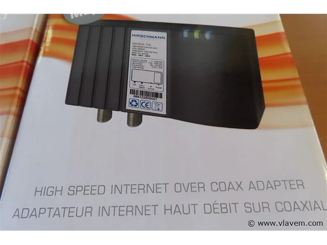 High-speed internet over coax adapter hirschmann, 2 stuks - afbeelding 2 van  3