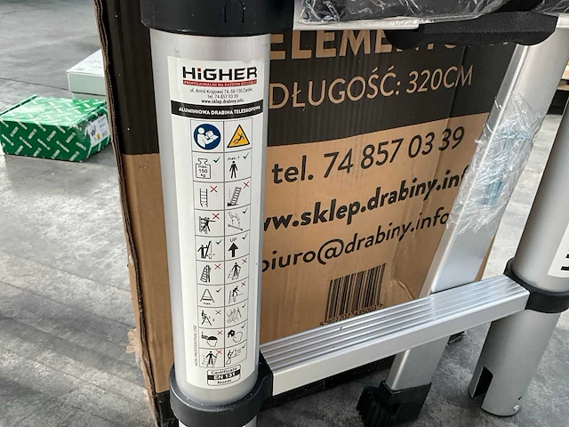 Higher telescoopladder - afbeelding 3 van  4