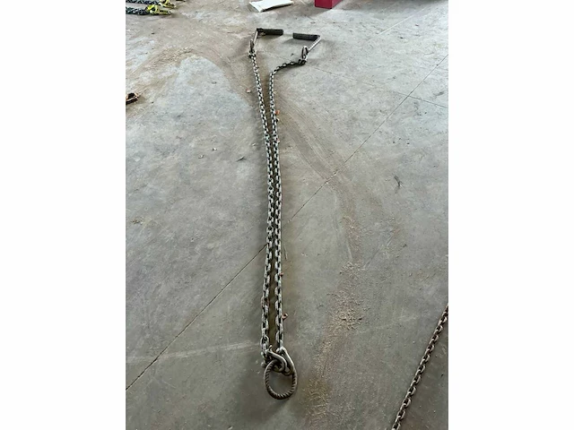 Hijsketting 2sprong met buishaken 3m30 overige aannemersmateriaal - afbeelding 1 van  2