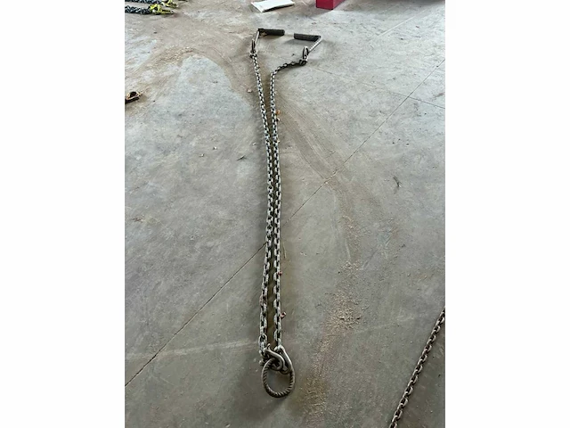 Hijsketting 2sprong met buishaken 3m30 overige aannemersmateriaal - afbeelding 2 van  2