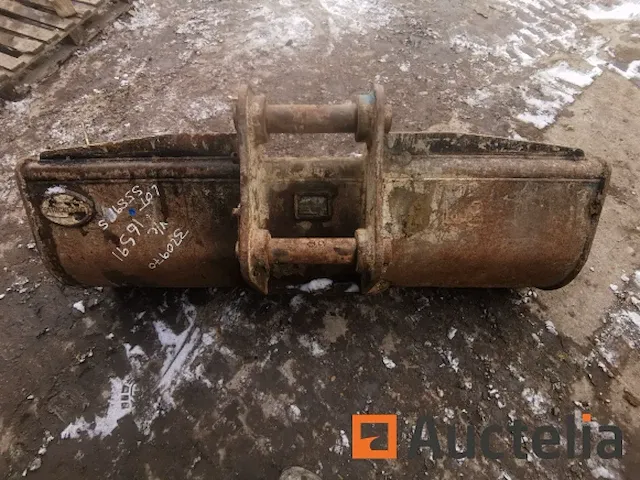 Hijskraan bucket breedte 1500mm 60mm assen goed staat - afbeelding 7 van  7
