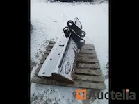 Hijskraan emmer 1500 mm 50 mm assen goed staat - afbeelding 6 van  6