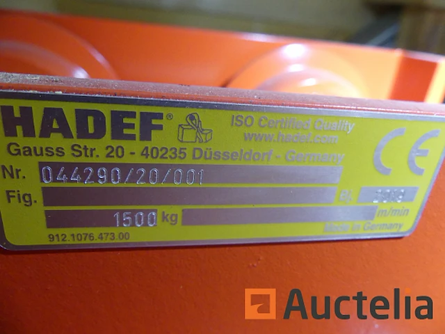 Hijskraan met takel - afbeelding 10 van  18