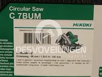 Hikoki c7bump1z/ cirkelzaagmachine 230v - afbeelding 2 van  2