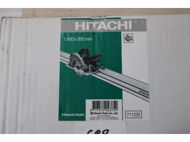 Hikoki geleide rail 1400x180 mm met glijprofiel - afbeelding 1 van  3