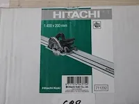 Hikoki geleide rail 1400x180 mm met glijprofiel - afbeelding 1 van  3