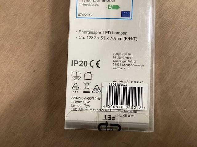 Hilite hannover led balk 120 cm, 4000k (14x) - afbeelding 5 van  5