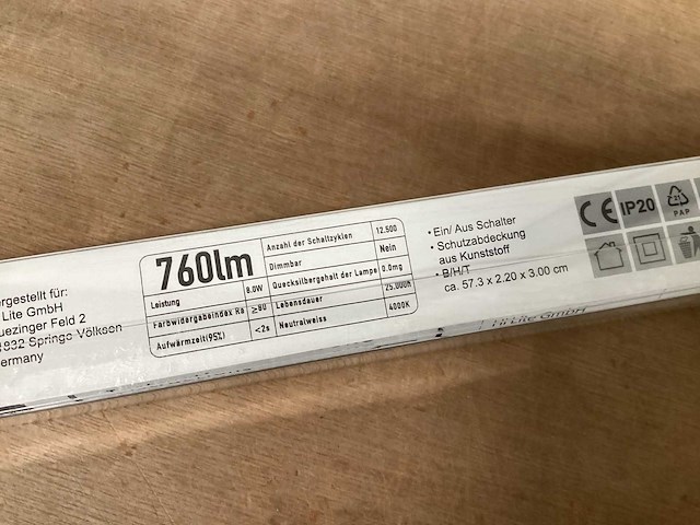 Hilite viano led balk 60 cm, 4000k (24x) - afbeelding 5 van  6