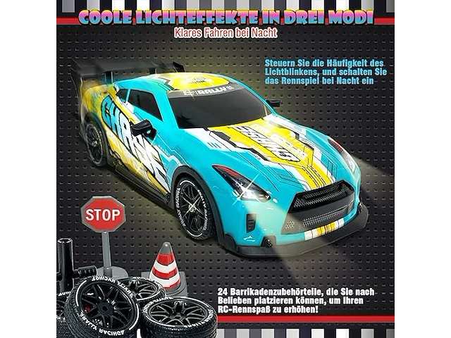 Hilkket rc driftauto - afbeelding 2 van  3