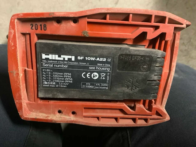 Hilti accu gereedschap (2x) - afbeelding 4 van  8