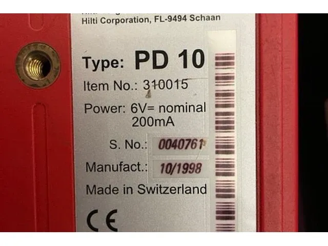 Hilti afstandsmotor dd10 - afbeelding 3 van  4