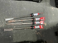 Hilti beitel voor breekhamer (4x) Hilti beitel voor breekhamer (4x)