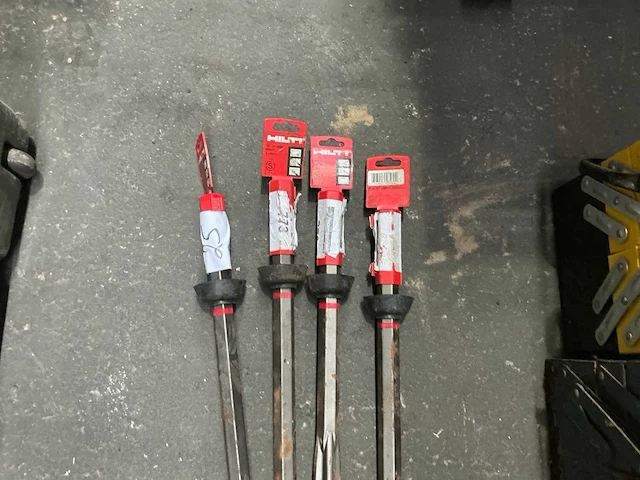 Hilti beitel voor breekhamer (4x) - afbeelding 3 van  3