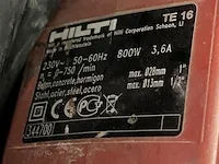 Hilti boorhamer te16 - afbeelding 4 van  4