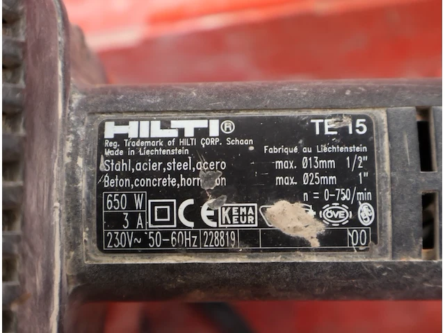 Hilti boorhamer - afbeelding 4 van  7