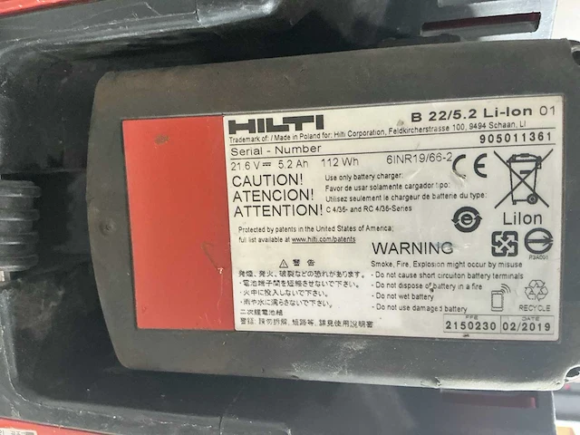 Hilti bouw stofzuiger (2x) - afbeelding 3 van  4