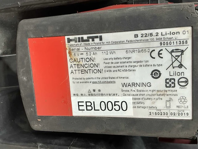 Hilti bouw stofzuiger (2x) - afbeelding 4 van  4