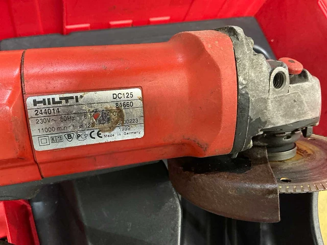 Hilti dc125 haakse slijpmachine - afbeelding 4 van  5