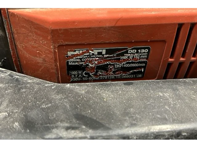 Hilti dd130 + hilti dd100 diamantkernboormachine nat/droog - afbeelding 9 van  13