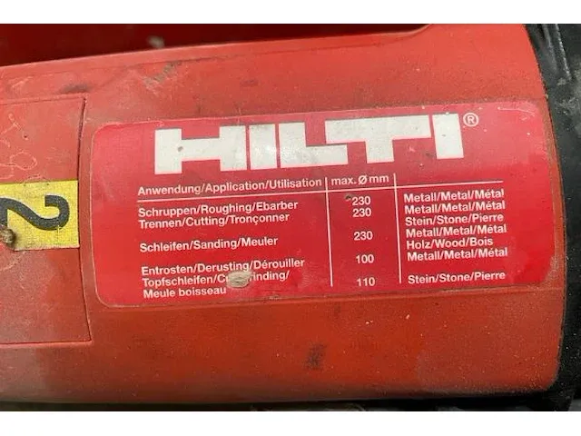 Hilti doorslijper - afbeelding 3 van  3