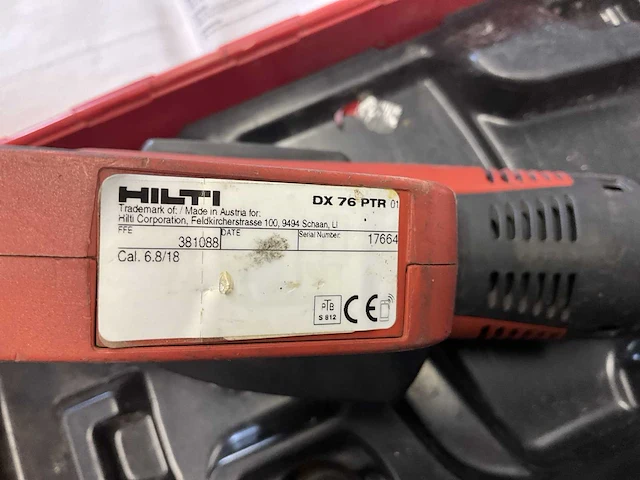 Hilti dx76ptr schiethamer - afbeelding 2 van  2