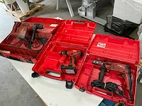 Hilti gereedschappen (3x) - afbeelding 1 van  10