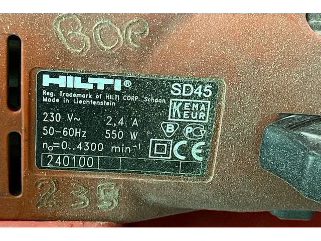 Hilti gipsplaatschroefpistool sd45 - afbeelding 4 van  5